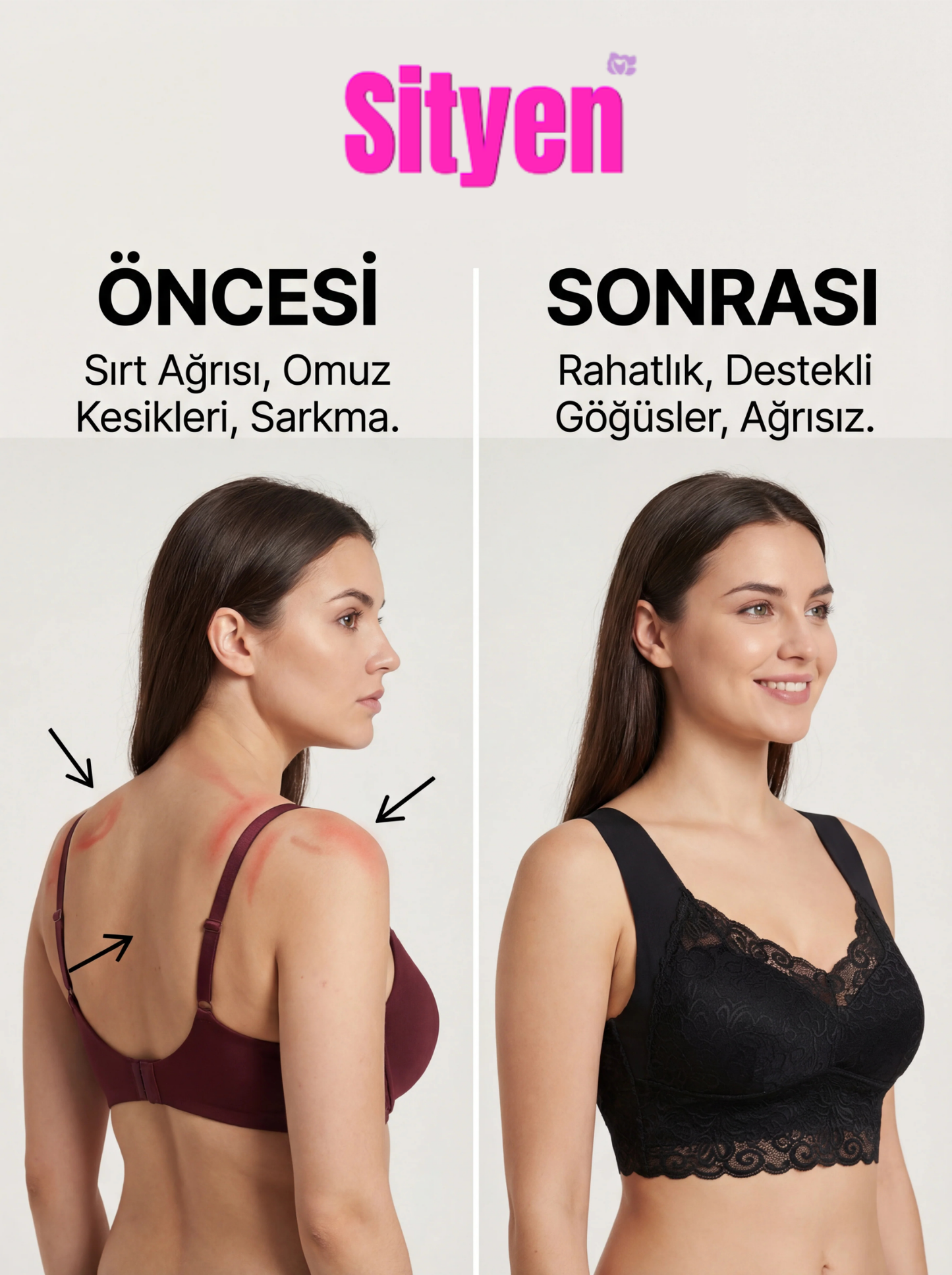 Rahat ve Destekleyici Sütyen